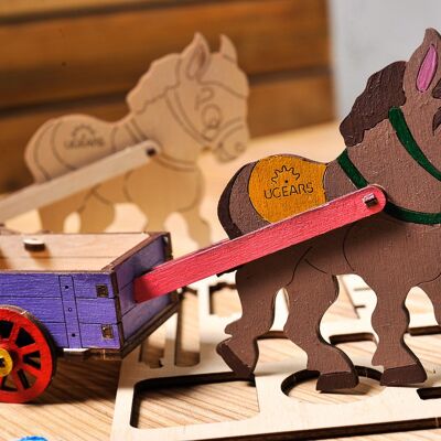 Donkey - Colouring 3D Puzzle