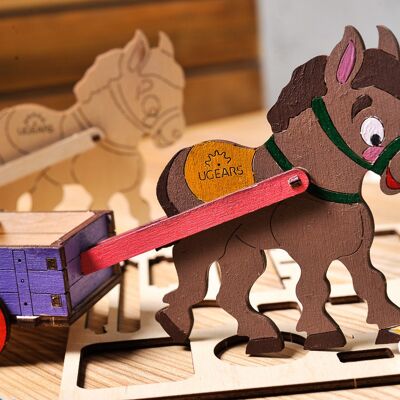 Donkey - Colouring 3D Puzzle