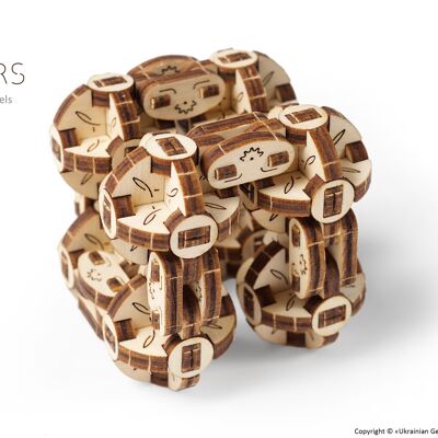 Flexi Cubus - Rompecabezas mecánico 3D