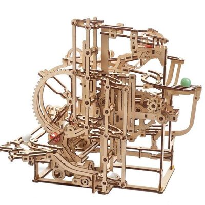 Marble Run Stepped Hoist - Mechanical 3D Puzzle