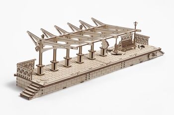 Plate-forme ferroviaire - Puzzle mécanique 3D