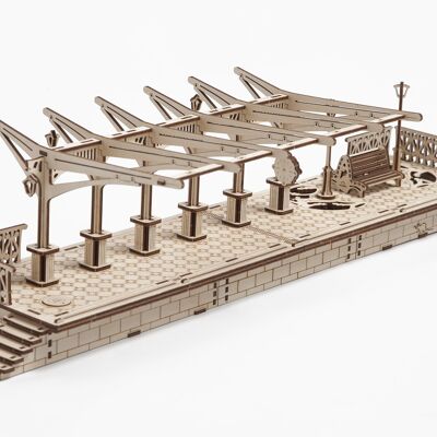 Railway Platform - Mechanical 3D Puzzle