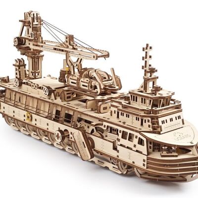 Forschungsschiff - Mechanisches 3D-Puzzle