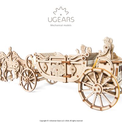 Royal Carriage - Mechanisches 3D-Puzzle