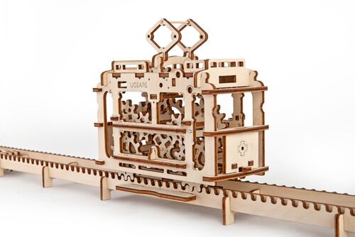 Tram with Rails - Mechanical 3D Puzzle