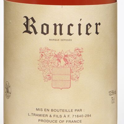 Roncier Vin Rosé 75cl Authentique (VDF Bourgogne) - idéal à l'apéritif avec olives, chips, etc...