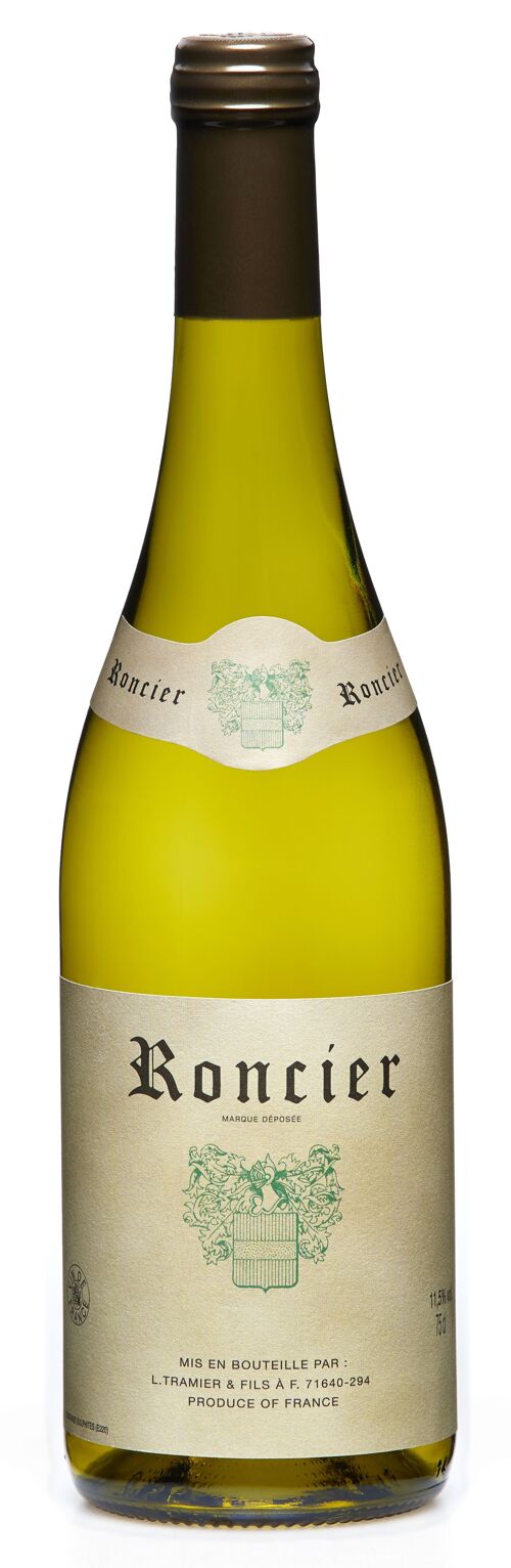 Roncier Vin Blanc 75cl Authentique (VDF Bourgogne) - idéal à l'apéritif avec olives, chips, etc...