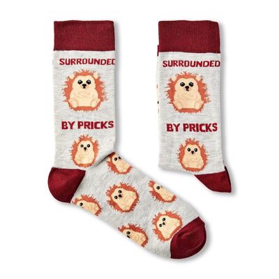 Unisex-Socken „Surround By Pricks“.