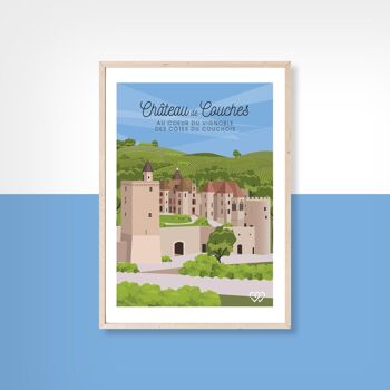 Château de Couches - carte postale - 10x15cm 2