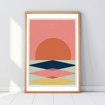 Mid Century Modern 02 Poster Art Print