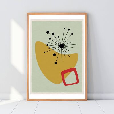 Mid Century Modern 03 Poster Art Print