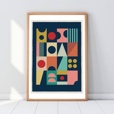 Mid Century Modern 04 Poster Kunstdruck