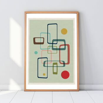 Affiche Mid Century Modern 07 Impression artistique