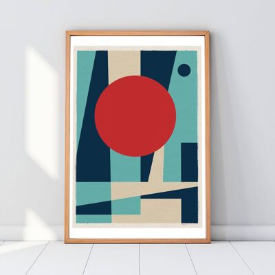 Mid Century Modern 13 Poster Kunstdruck