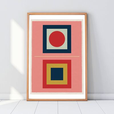 Mid Century Modern 18 Poster Kunstdruck