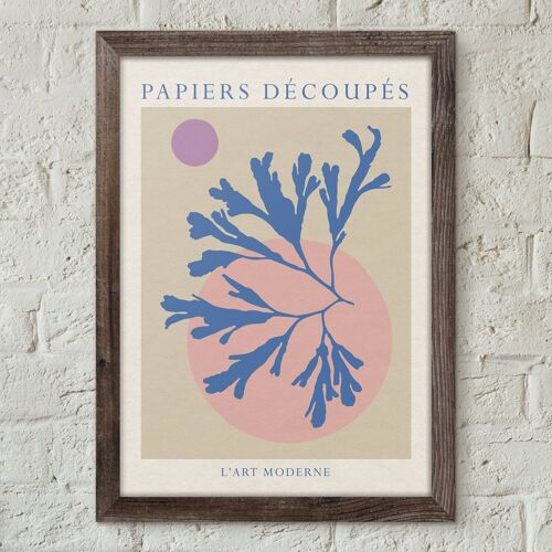 Seaweed 04 Papiers Decoupes Modern Art Print