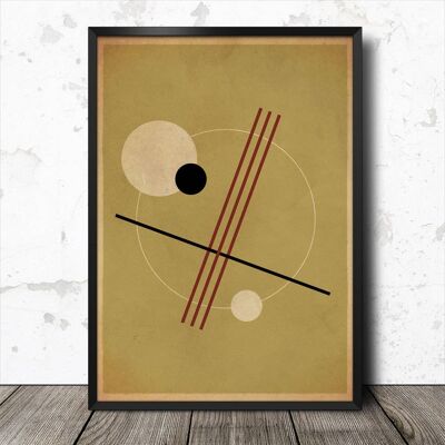 Suprematist 03 Abstrakter geometrischer minimalistischer Kunstdruck
