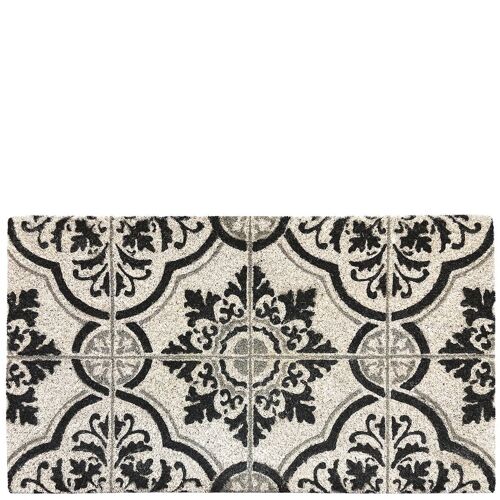 Doormat "baldosas" black