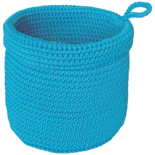 Blue basket - Ø25xH25cm
