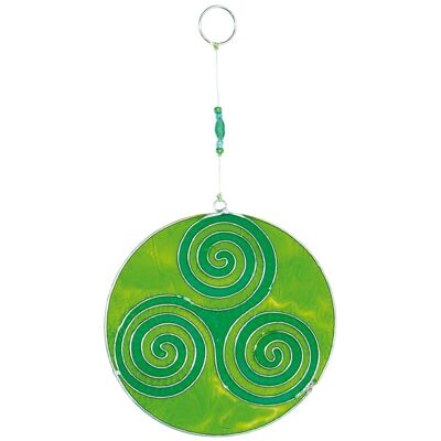 Mobile a spirale verde 23cm