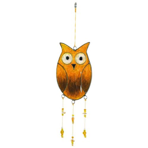 Owl mobile yellow 28cm