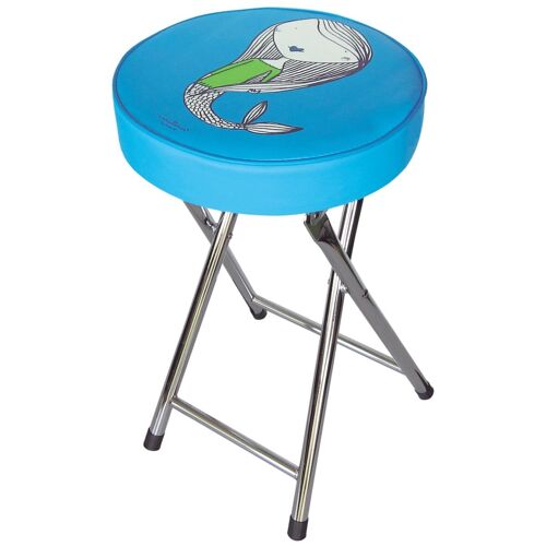 Bath Stool "siren" blue (foldable)