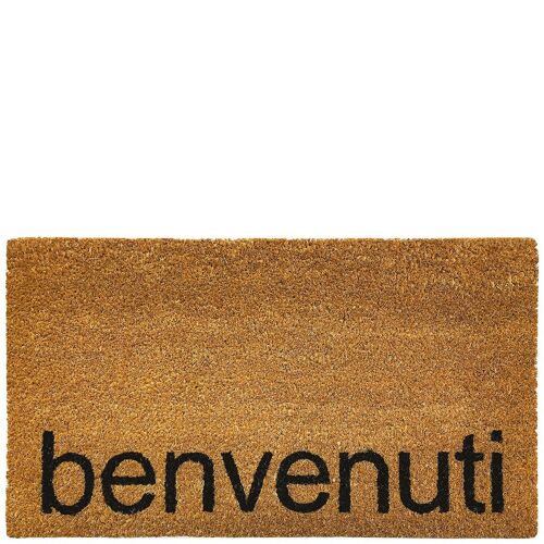 Doormat "benvenuti" natural