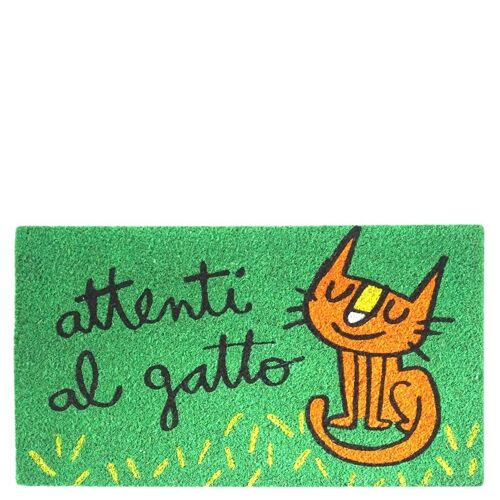 Doormat "attenti al gato"