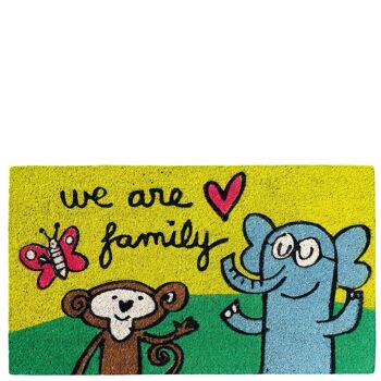 Paillasson "we are family"