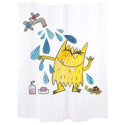 Tenda da bagno "The Colour Monster" doccia e acqua