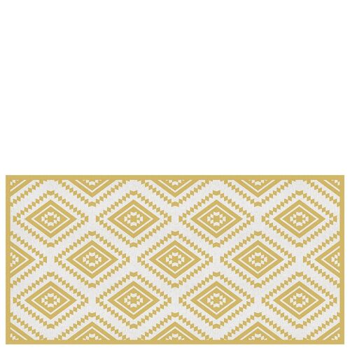 Vinyl kitchen mat "Marrakech" beige - 50x100x0,3cm