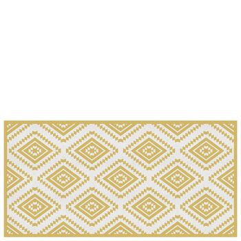 Tapis de cuisine en vinyle "Marrakech" beige - 50x100x0,3cm