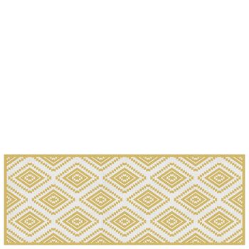 Tapis de cuisine en vinyle "Marrakech" beige - 50x133x0,3cm