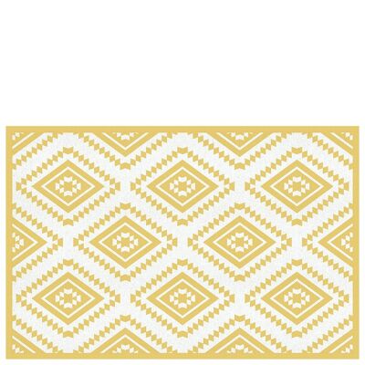 Tapis de cuisine en vinyle "Marrakech" beige - 65x100x0,3cm