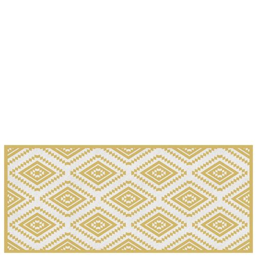 Vinyl kitchen mat "Marrakech" beige - 65x150x0,3cm