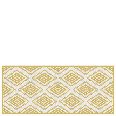 Vinyl kitchen mat "Marrakech" beige - 65x150x0,3cm
