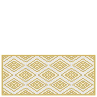 Tapis de cuisine en vinyle "Marrakech" beige - 65x150x0,3cm