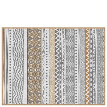 Tapis vinyle enfant "Asilah" camel - 100x133x0,3cm