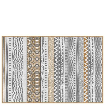 Tapis vinyle enfant "Asilah" camel - 133x200x0,3cm