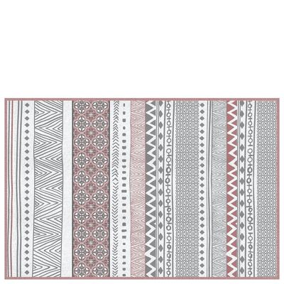 Vinyl kitchen mat "Asilah" deep red - 65x100x0,3cm