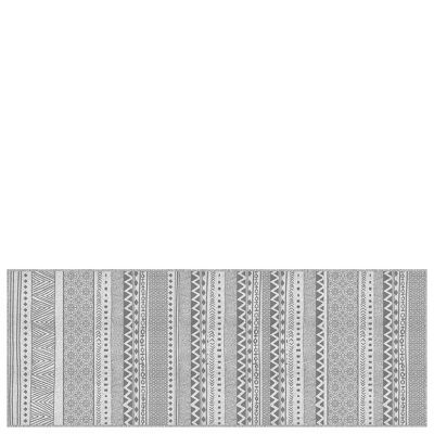 Tapis de cuisine en vinyle "Asilah" gris - 50x133x0,3cm