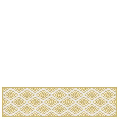 Alfombra vinílica de pasillo "Marrakech" beige - 65x250x0,3cm