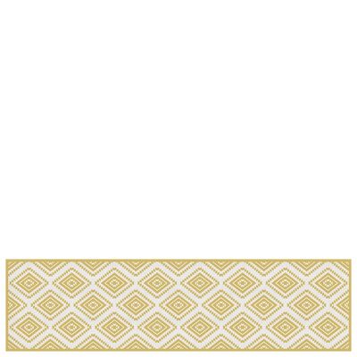 Alfombra vinílica de pasillo "Marrakech" beige - 80x300x0,3cm