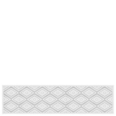 Vinyl hall runner mat "Marrakech" grey - 65x250x0,3cm