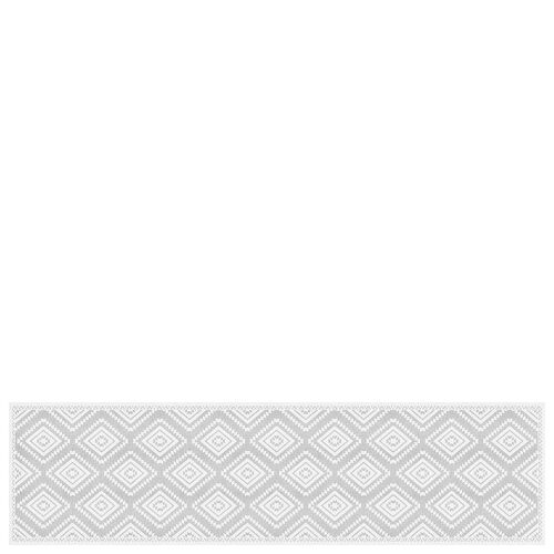 Vinyl hall runner mat "Marrakech" grey - 80x300x0,3cm