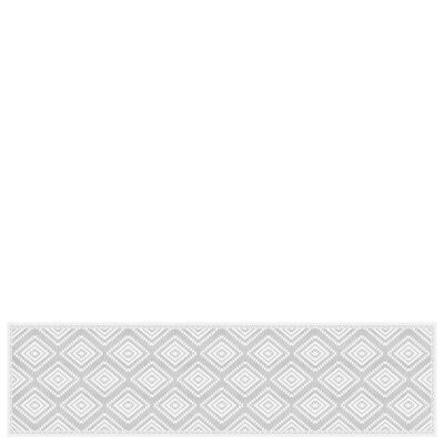 Vinyl hall runner mat "Marrakech" grey - 80x300x0,3cm