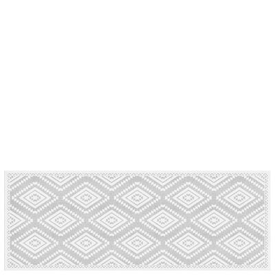 Vinyl kitchen mat "Marrakech" grey - 50x133x0,3cm