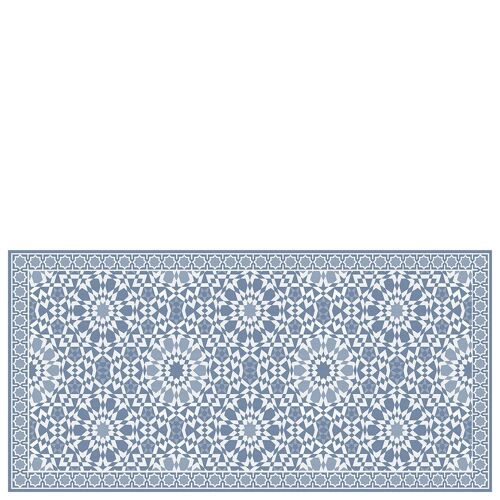 Vinyl kitchen mat "Casablanca" azul - 50x100x0,3cm