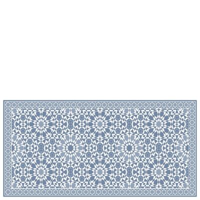 Vinyl kitchen mat "Casablanca" azul - 50x100x0,3cm