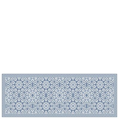 Vinyl kitchen mat "Casablanca" azul - 50x133x0,3cm